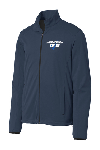 Men’s Soft Shell Jacket with embroidered DFAS logo